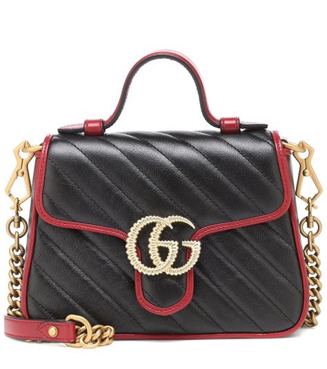 gucci gg marmont mini leather bucket bag|new gucci marmont small bag.